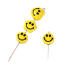 Fiasrel 10pcs Yellow cute smiley face beads