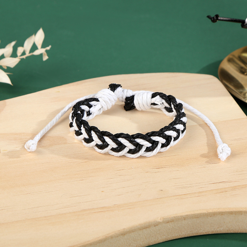 Fiasrel Simple hemp rope bracelet