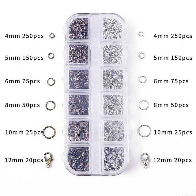 Fiasrel 12-compartment basic set box accessories