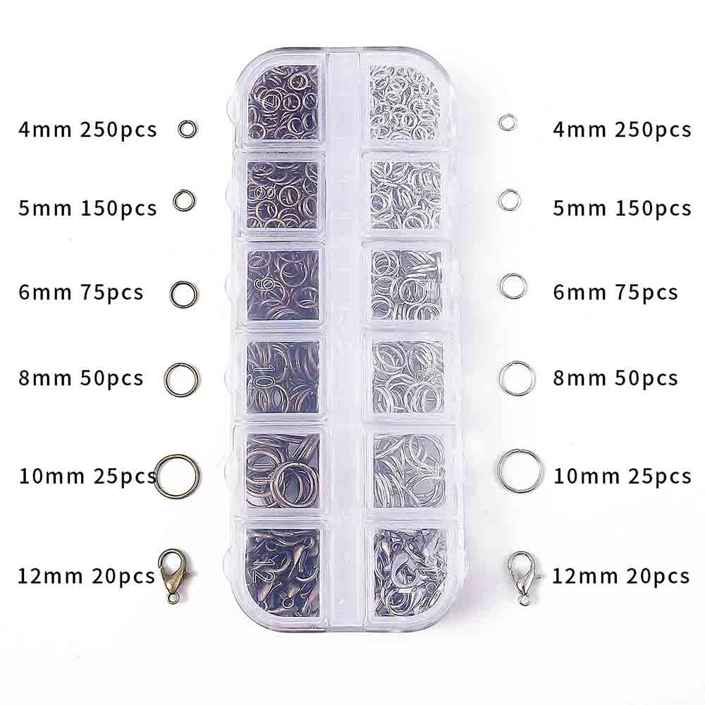 Fiasrel 12-compartment basic set box accessories