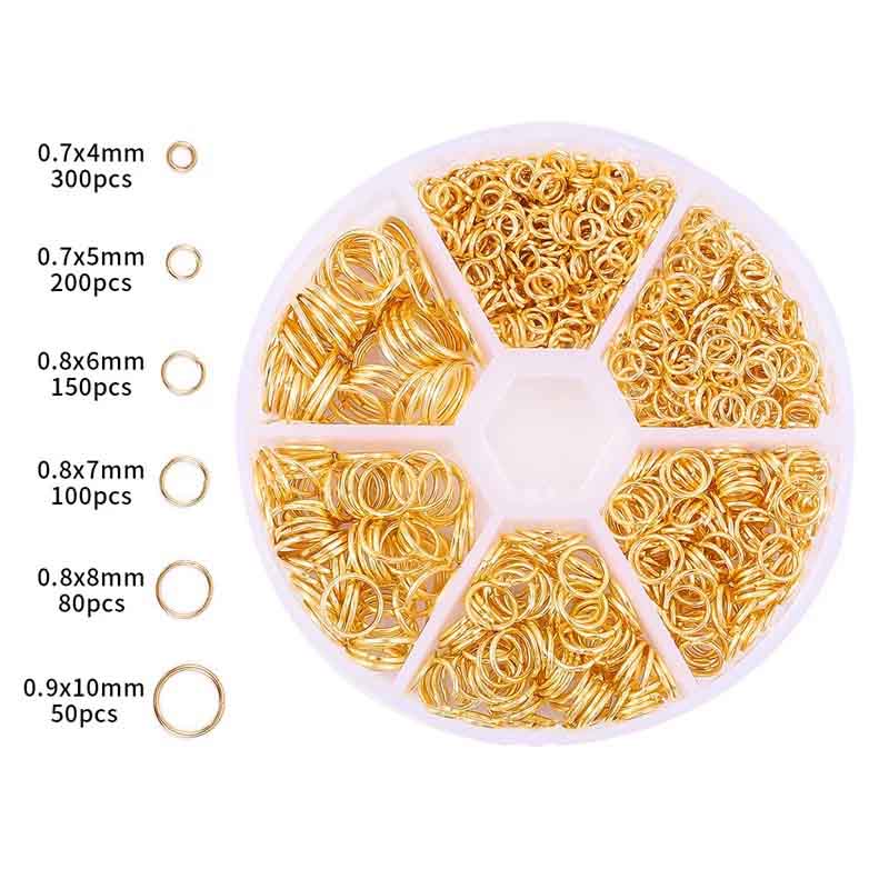Fiasrel The material of the 6-compartment open connection loop box bracelet