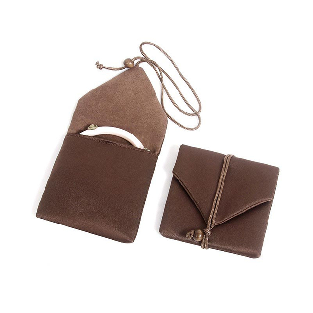 Fiasrel Jewelry drawstring bag with seawater pattern storage bag