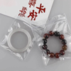 Fiasrel 5pcs Transparent sealed PVC jewelry bag with holes