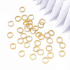 Fiasrel 30pcs Copper gold-plated connection opening ring
