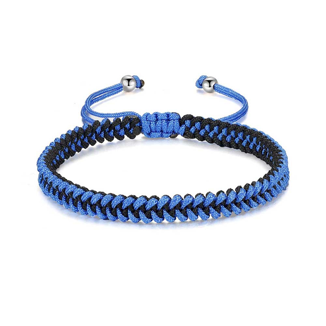 Fiasrel 5pcs Multicolored pretzel ethnic style bracelet