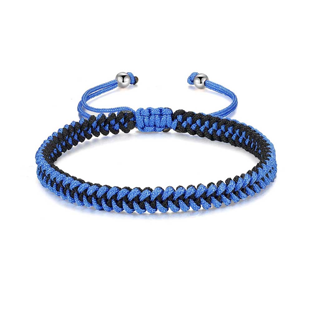 Fiasrel 5pcs Multicolored pretzel ethnic style bracelet