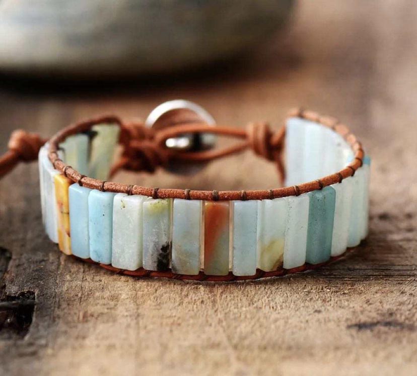 Fiasrel Bohemian-style Emperor Stone bracelet