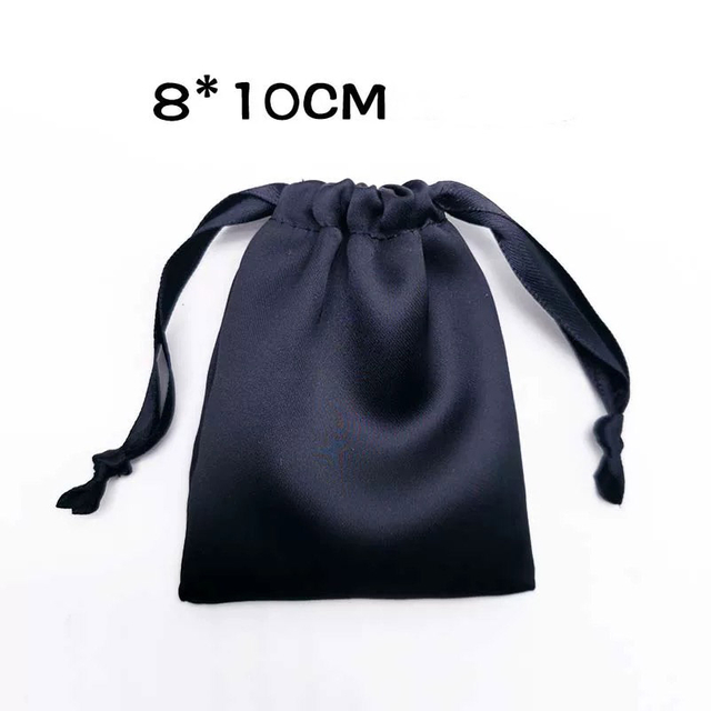 Fiasrel 8*10cm Acetic Acid Silk Satin Jewelry Gift Pouch