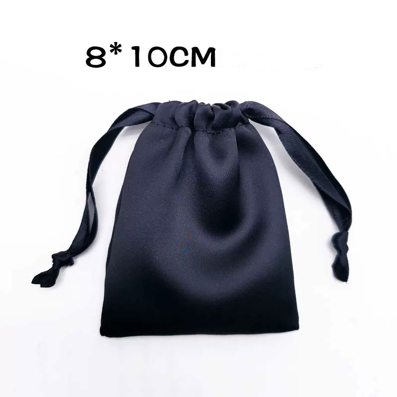 Fiasrel 8*10cm Acetic Acid Silk Satin Jewelry Gift Pouch