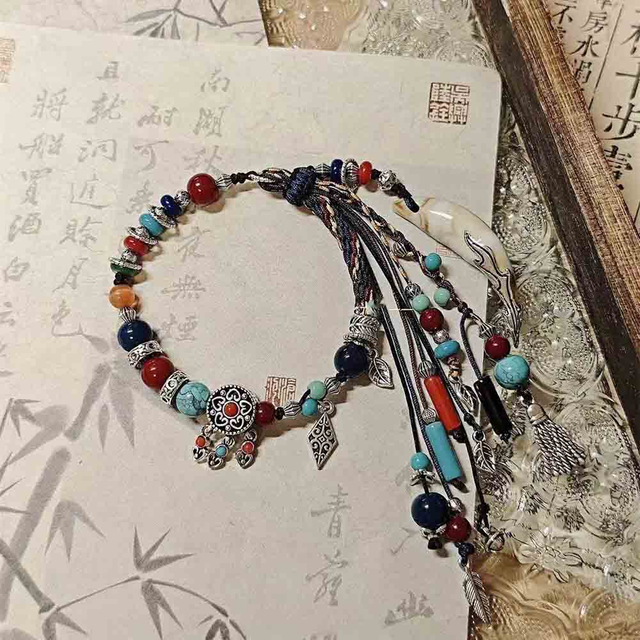 Fiasrel Tibetan woven bracelet