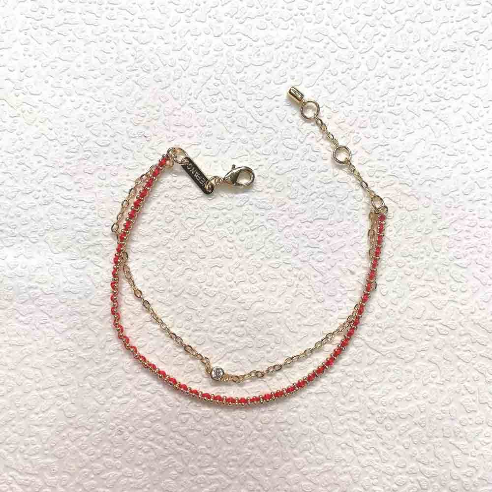 Fiasrel Double-layer bracelet for the zodiac year