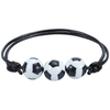 Fiasrel 2pcs Basketball and baseball wax thread woven bracelets