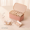 Fiasrel 21*12*8cm High-end jewelry box storage bag