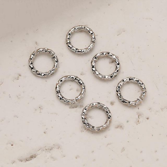 Fiasrel 100pcs 18k gold-plated color-preserving open ring