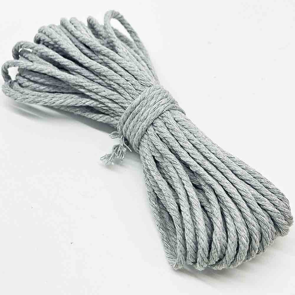 Fiasrel 3mm 10Yards Colored Cotton Rope Yarn Macrame Cord Cotton Ropes