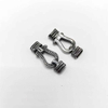 Fiasrel Punk Style New Simple Retro Stainless Steel Horseshoe Buckle 6 * 12mm