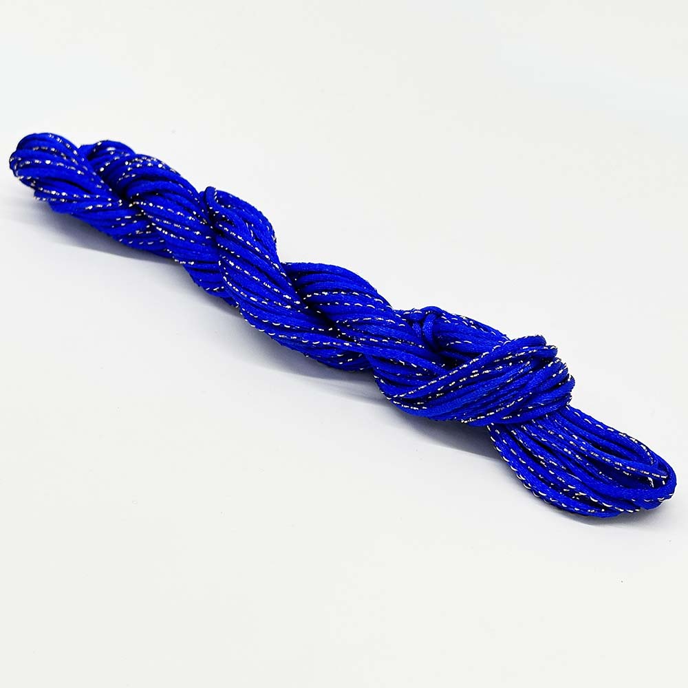 Fiasrel 2mm 10yards Nylon Cord Thread Chinese Knot Macrame Cord Bracelet Braided String with golden thread