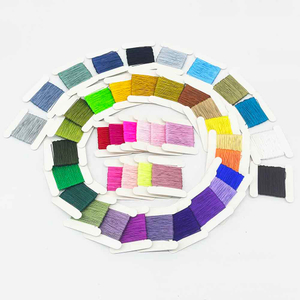 Fiasrel 0.6mm Jade Thread Kit: 10yards/lot 0.6mm 42pcs Nylon Cord Beading Thread Jade Rope