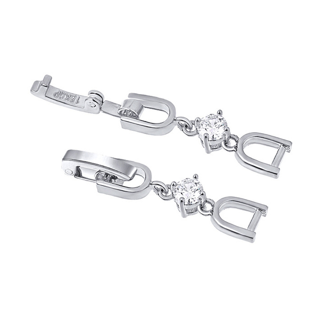 Fiasrel 3pcs White Rose Gold Plated Extenders Extension Buckles Clasps for Bracelet Necklace Jewelry Making