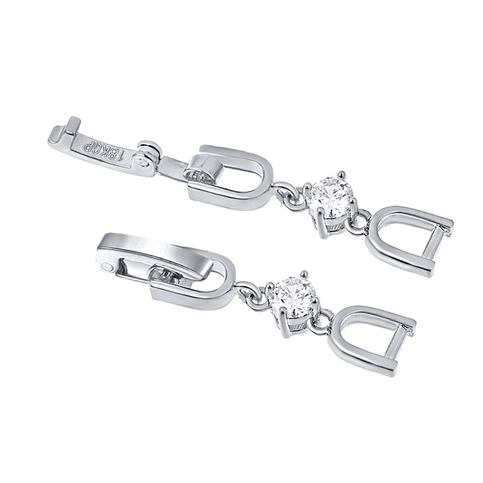 Fiasrel 3pcs White Rose Gold Plated Extenders Extension Buckles Clasps for Bracelet Necklace Jewelry Making