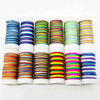 Fiasrel No.72 0.8mm 12rolls/set Gradient Series Jewelry Making Jade Thread Knot Beading String