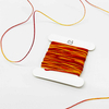 Fiasrel 19pcs/set 9 Strands Gradient Colorful Wax Cord Kit
