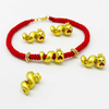 Fiasrel 14K gold Plagted Snake Beads 10*17mm