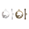 Fiasrel 10pcs Zinc Alloy Mermaid Charms OT Clasps