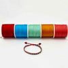 Fiasrel 0.8mm 5rolls Moonlight over the Lotus Pond Color Series Jewelry Jade Thread Knot Beading String
