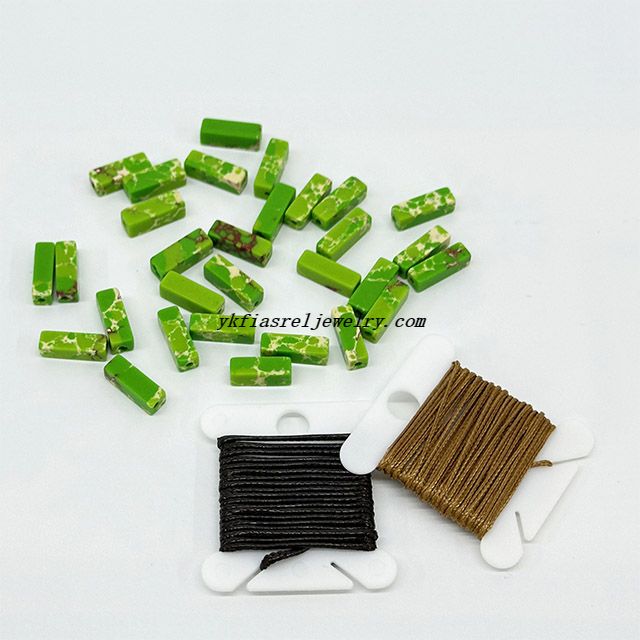 New Designer Fashion Jewellery Green Natural Beaded Stone Bracelet Thread for Men Women