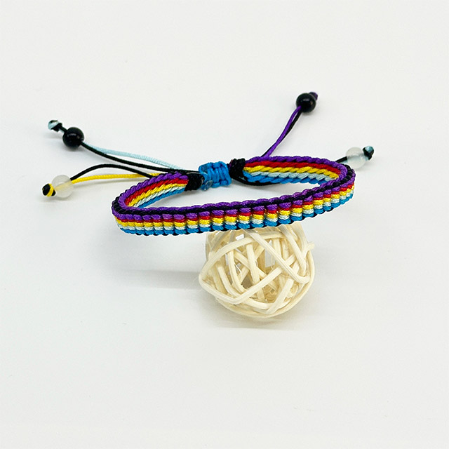 New Fashion Multicolor Rainbow Handmade Making Bracelet Rope Thread Suppliers