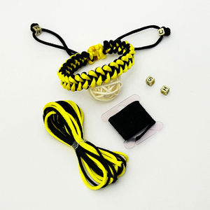 Black and Yellow Dragon Knot Bracelet Thread