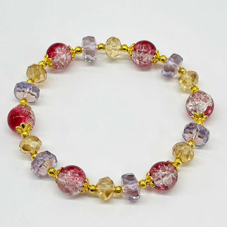 Fiasrel Handicraft Bracelet Natural Strawberry Beaded Fashion Bracelets