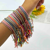 Fiasrel Bracelet Woven Rope Colorful Bracelet Jewelry Couple Men's and Women's Jewelry Accessories Adjustable Cotton Rope Bracelets