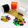Fiasrel Halloween Thread Kit: 1.5/2.0/2.5mm Satin Rattail Macrame Beading Thread Nylon Chinese Knotting Cord