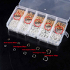 Fiasrel Alloy Set Horse Clip Clasp / Lobster Clasp / Open Jump Rings Jewelry Making Supplies Kit for DIY Jewelry Making Accessories