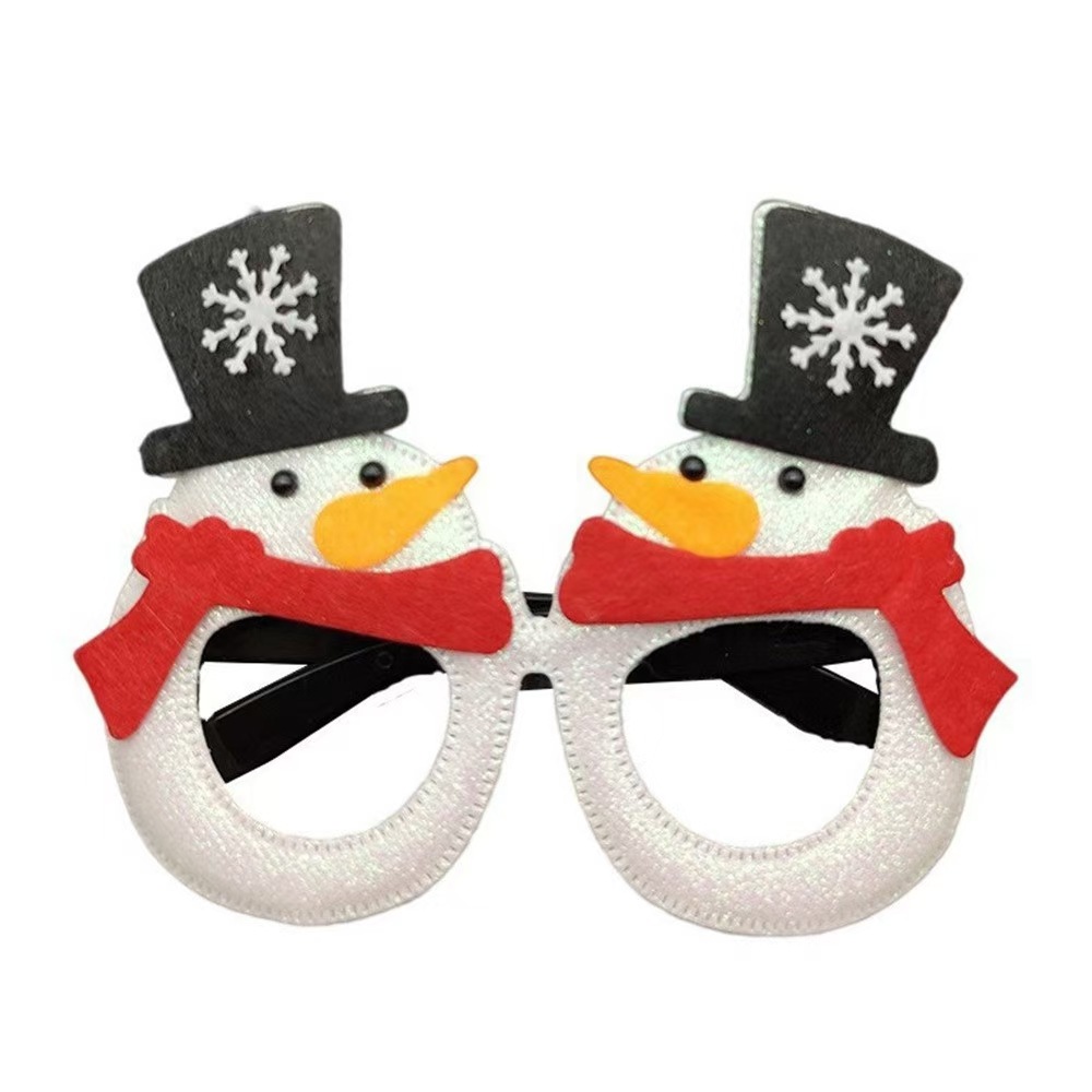 Fiasrel Christmas Ball Party Glasses Adult Children Christmas Tree Deer Horn Ball Eyeglasses
