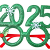 Fiasrel Christmas Ball Party Glasses Adult Children Christmas Tree Deer Horn Ball Eyeglasses