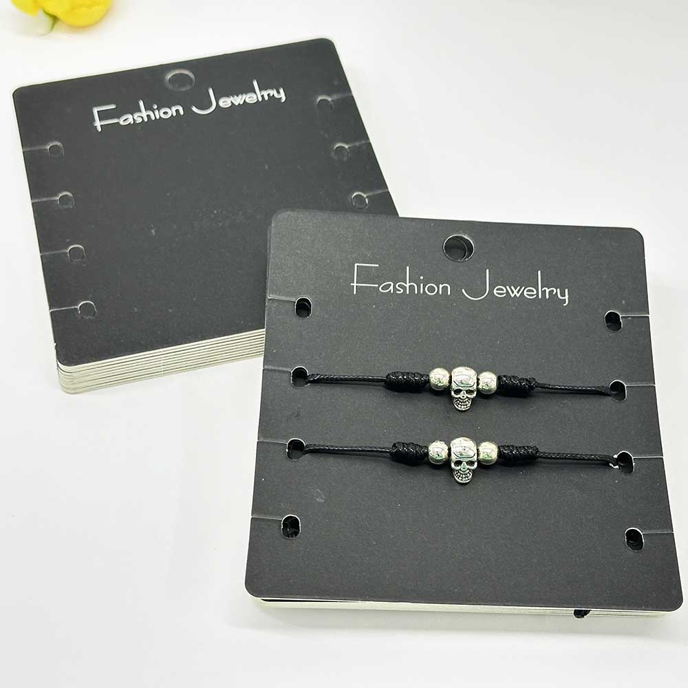 Fiasrel 20/50/100pcs Jewelry Set Display Cards Hanging Holder Necklace Braclet Packaging Display Cards