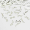 Fiasrel 20/50pcs Spacer Beads Butterfly Animal Wing for DIY Jewelry Necklaces Bracelets Keychains Phone Chains