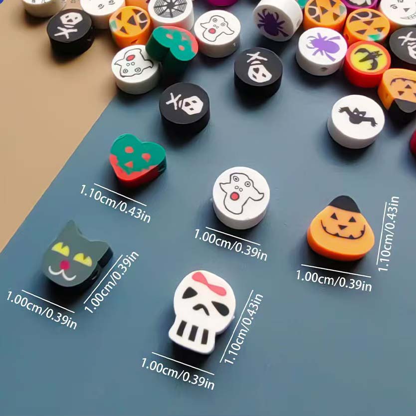 Halloween Series Polymer Clay Beads