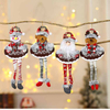 Fiasrel 1/4pcs Christmas Snowman Animal Toys Santa Claus Snowman Reindeer-Christmas Plush Dolls Christmas Tree Decorations
