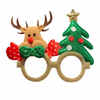 Fiasrel Christmas Decorations Glasses Adult and Children Photograph Christmas Party Decoration Supplies