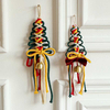 Fiasrel Christmas Braided Rope Braided Bell Door Hanging Wall Hanging Christmas Tree Pendant