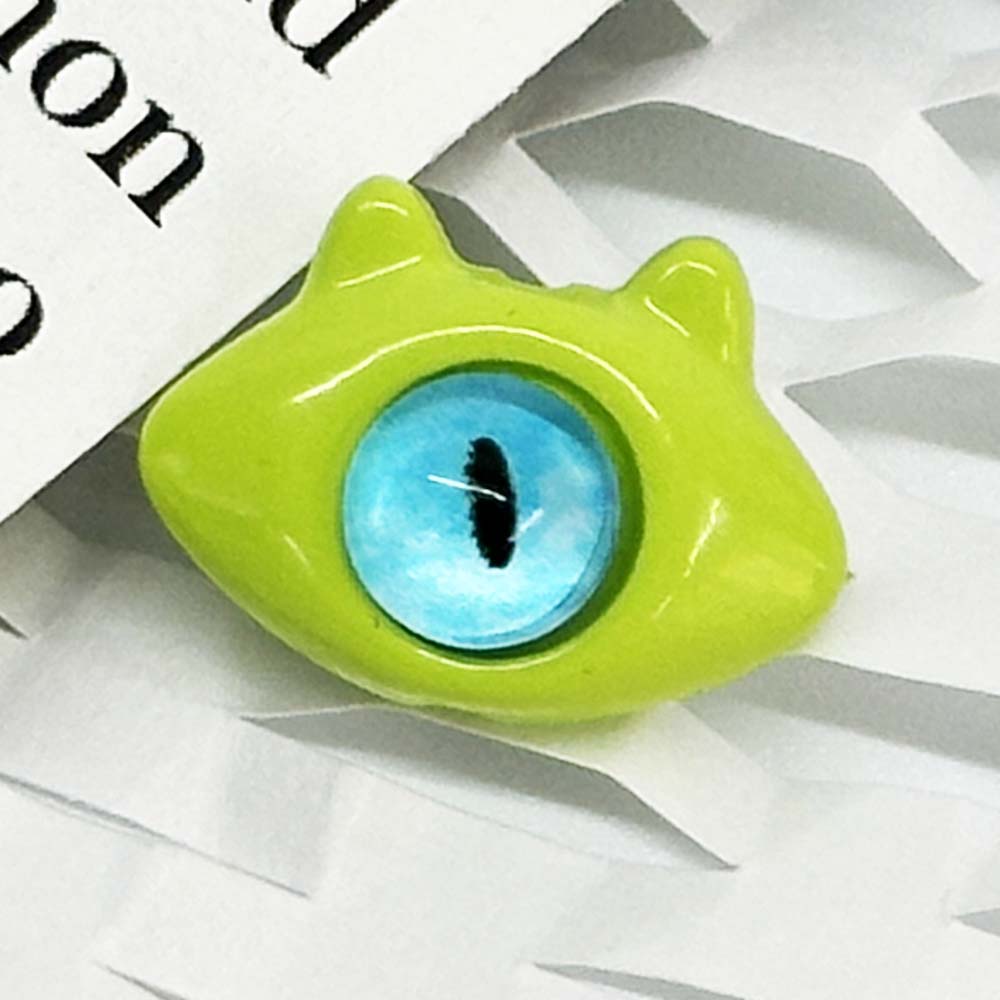 Fiasrel 10pcs Single-Eyed Monster Beads for Jewelry Making