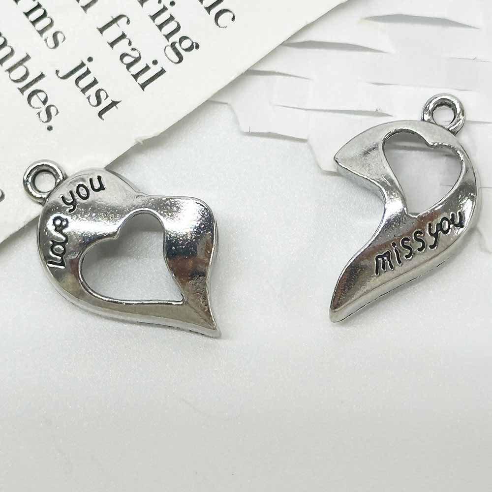 Fiasrel 10pcs DIY Creative Splicing Love Magnet Buckle Beads for DIY Necklace Bracelet Jewelry Making