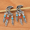 Fiasrel 5pcs Classic Style Dreamcatcher Pendant Charm Alloy Beads Accessories