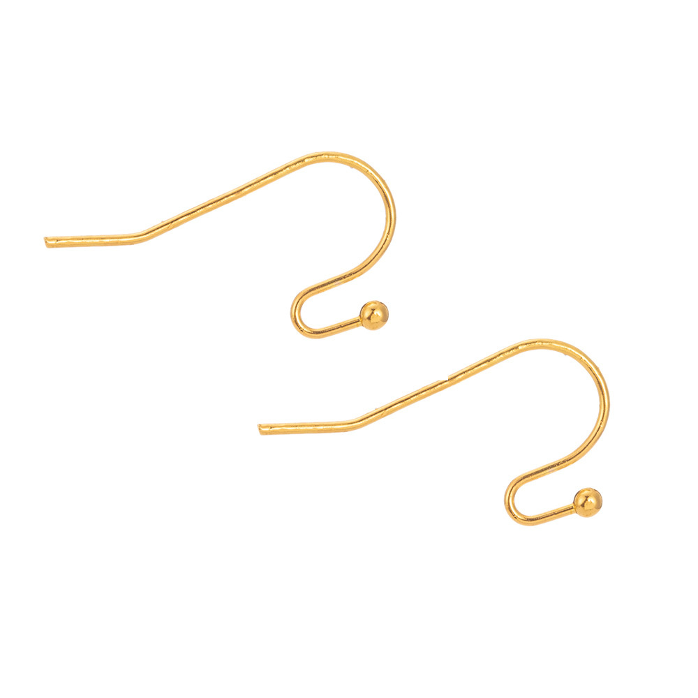 Fiasrel 10/50pcs/lot DIY Material Accessories Metal Earring Parts Buckle Jewelry Findings Earrings Hook for Jewelry Making Supplies