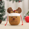 Fiasrel 1pcs/6pcs Christmas Decorations Apple Bag Cartoon Tote Bags Gift Children's Candy Bag