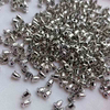 Fiasrel 50pcs Plated Ear Nuts Metal Bullet Earring Studs Back for Earrings Making